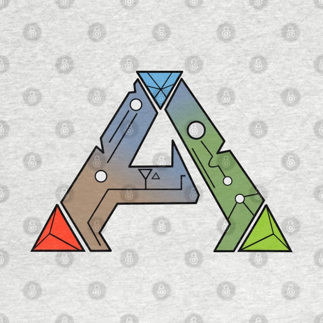 Ark Survival Evolved Cartoon Logo by Cactus Sands